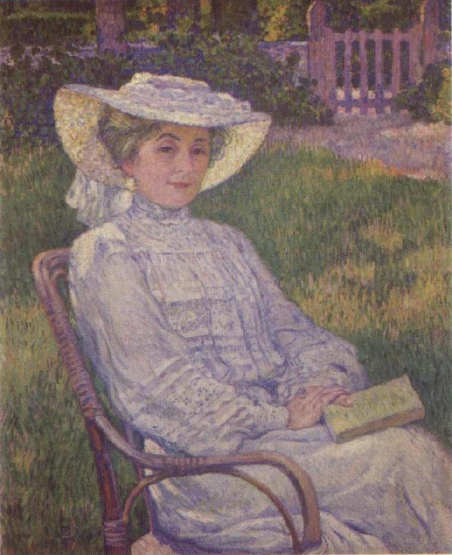 Theo Van Rysselberghe The Woman in White France oil painting art